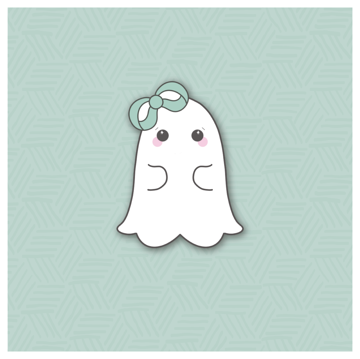 Girly Squish Ghost Cookie Cutter