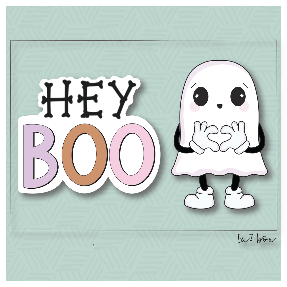 Hey Boo 2024 2 Piece Cookie Cutter Set