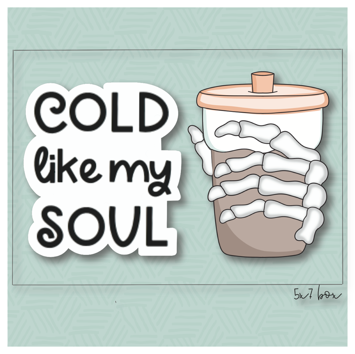 Cold Like My Soul 2 Piece Cookie Cutter Set