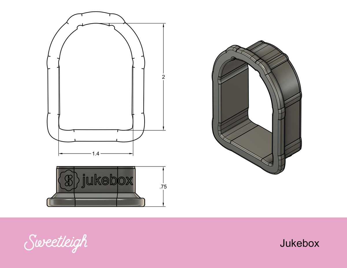 Jukebox Cookie Cutter