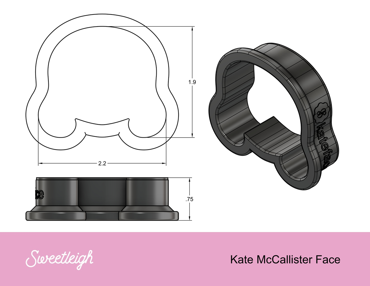 Kate McCallister Face Cookie Cutter