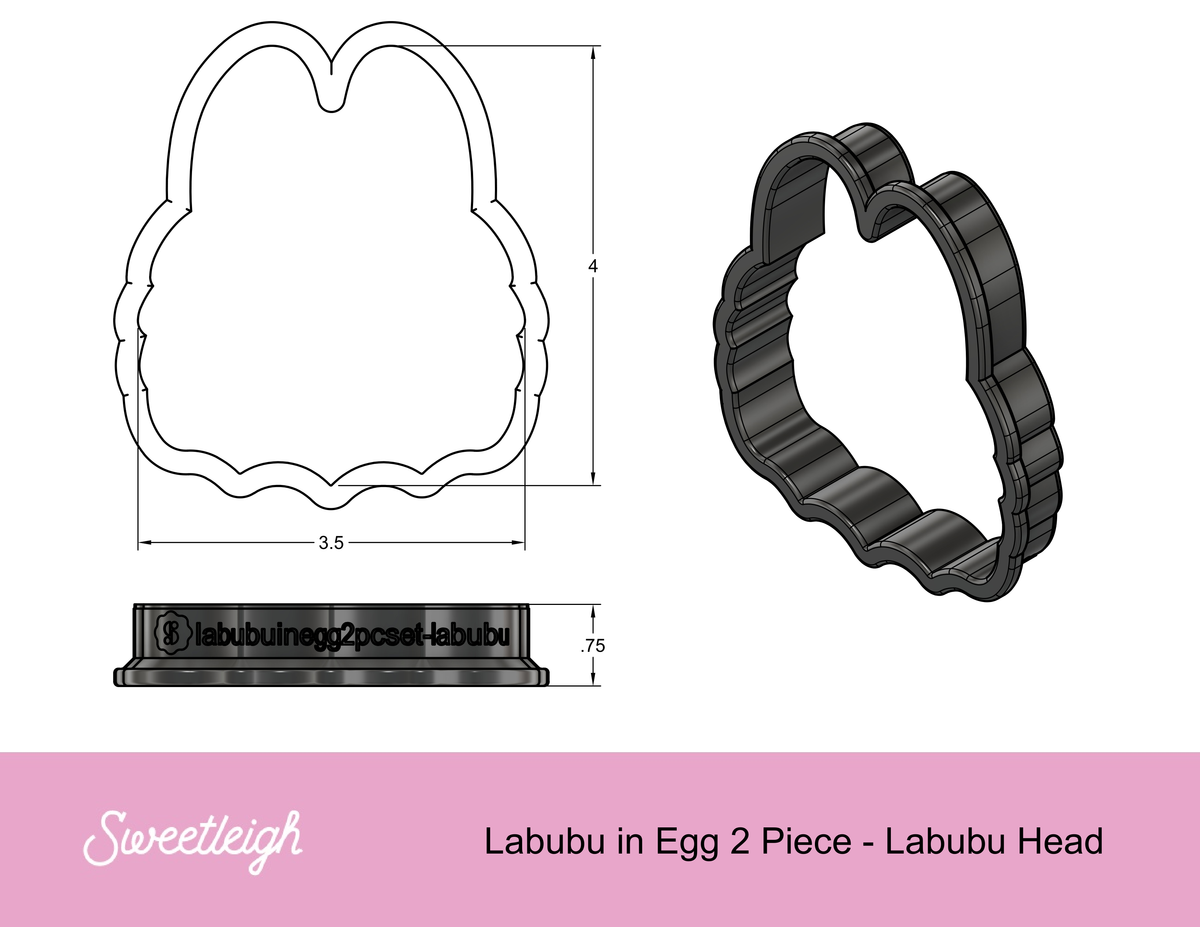 Labubu in Egg 2 piece set