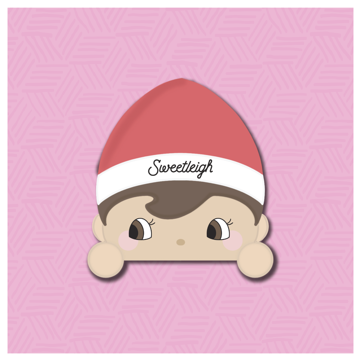 Sweetleigh Swappable Elf Face PNG Digital File