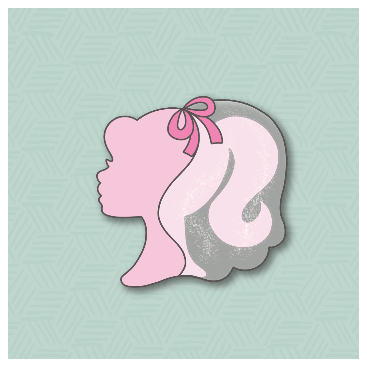 Barbie Bride Silhouette Cookie Cutter