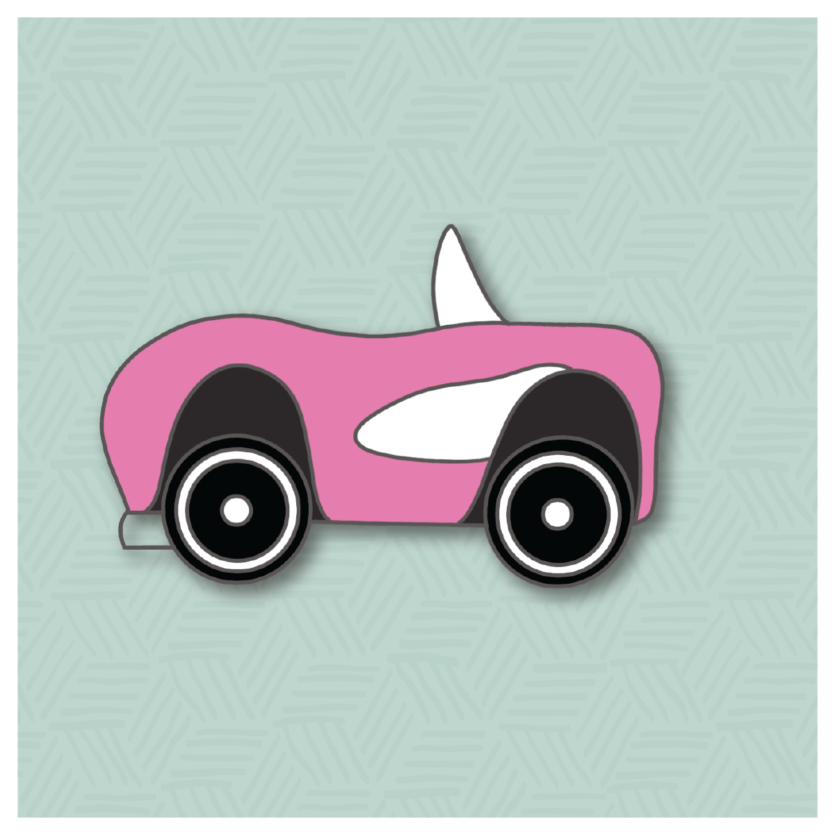 Barbie car cartoon shop