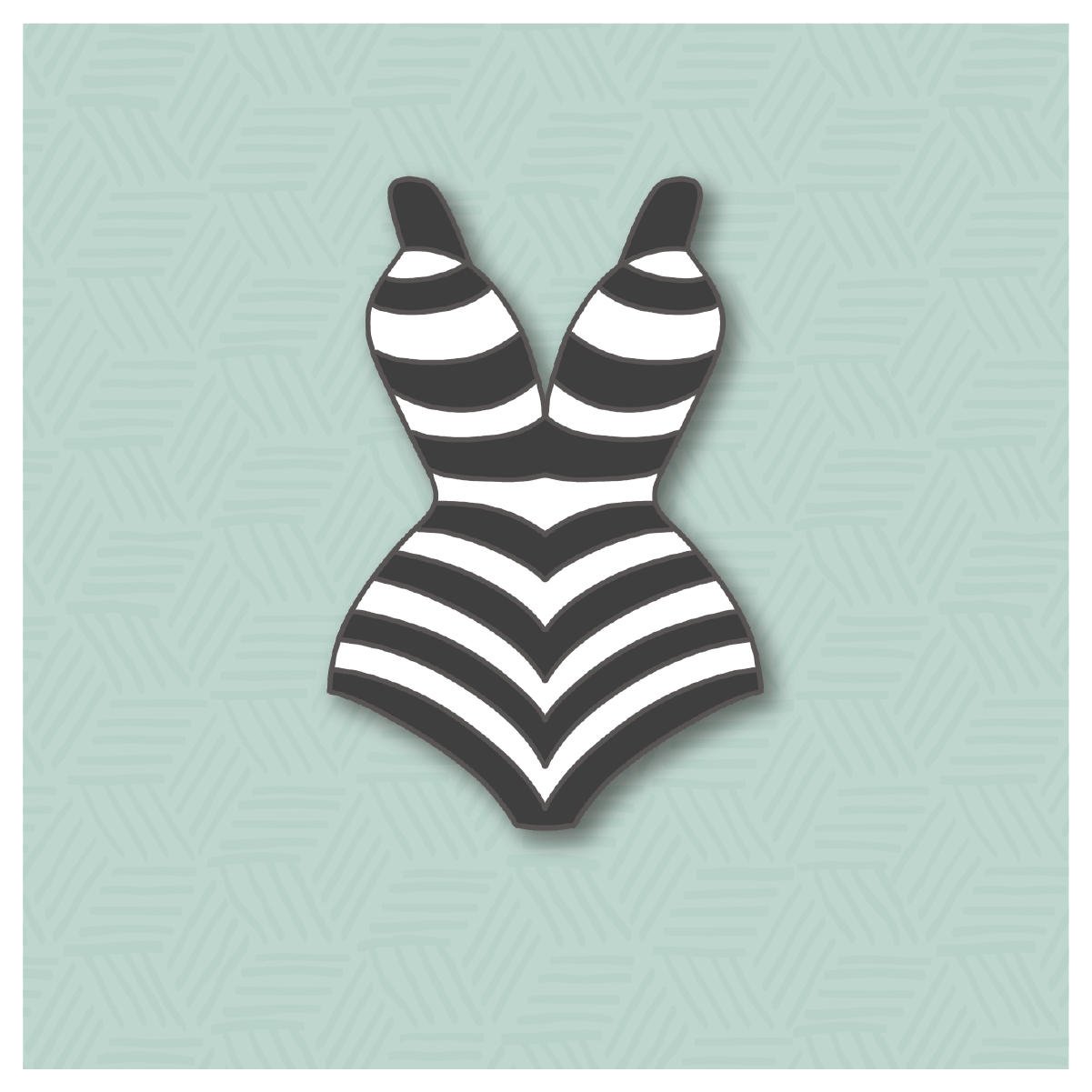 Barbie black online and white swimsuit