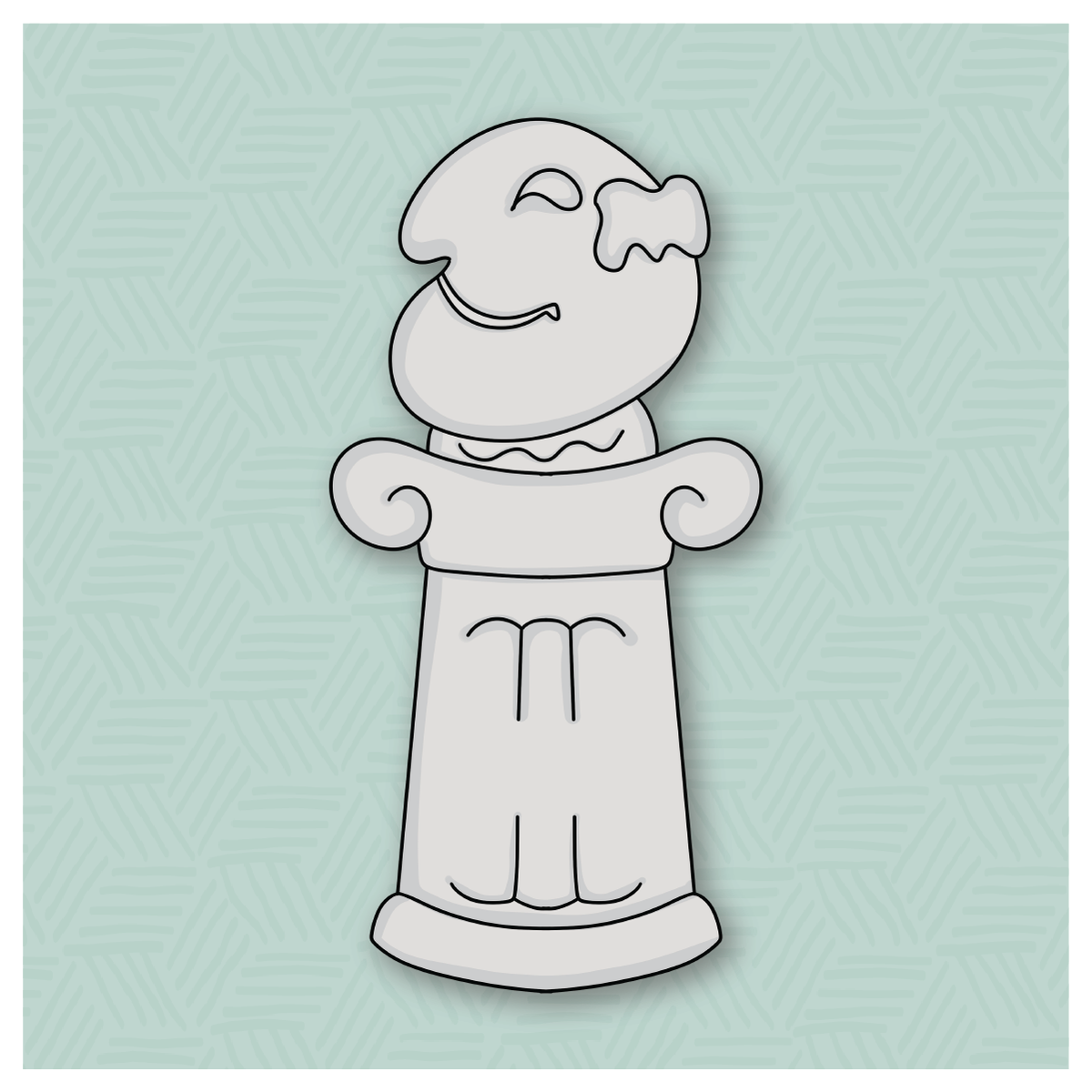 Little Nero&#39;s Statue Cookie Cutter