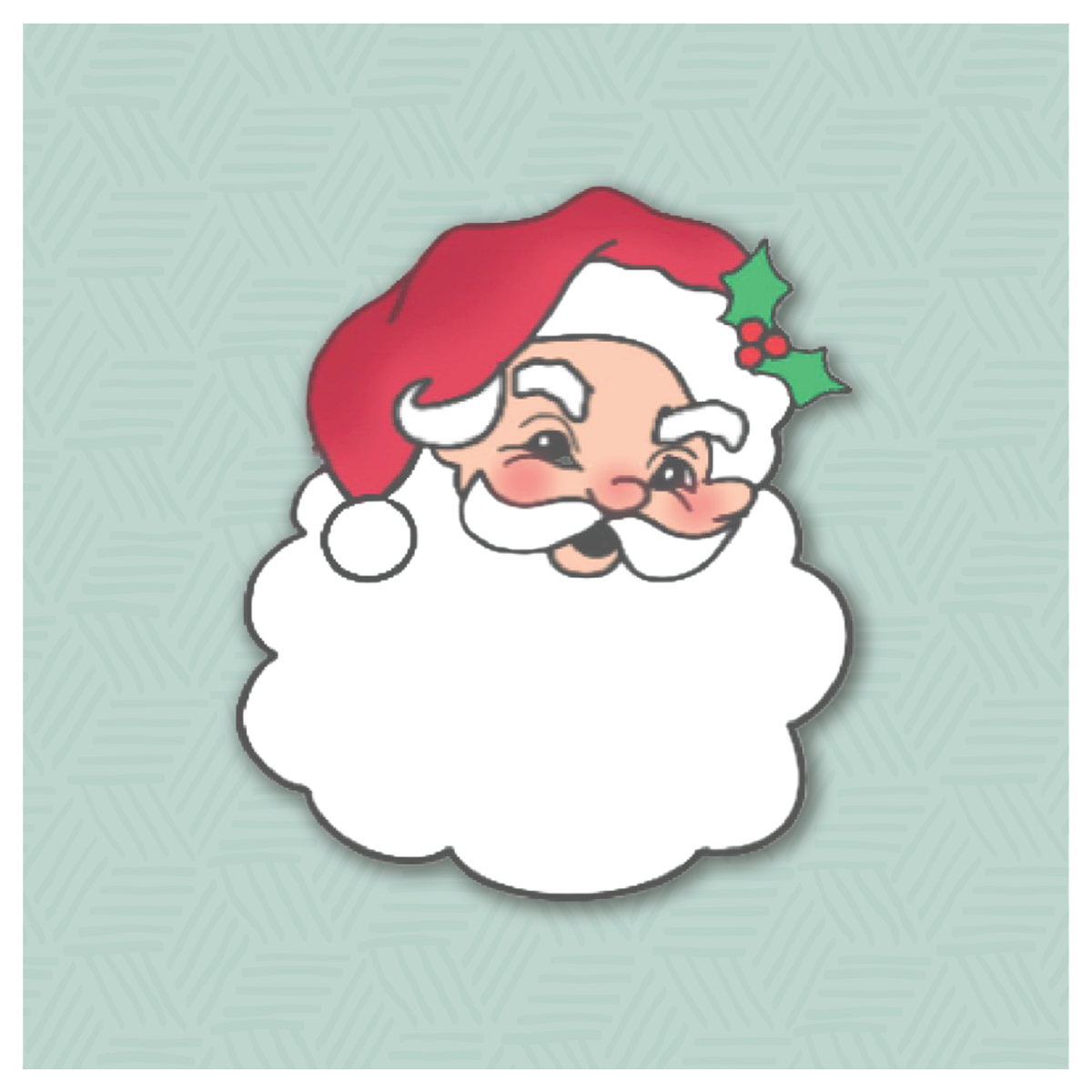 Jolly Santa Cookie Cutter by MinnieCakes