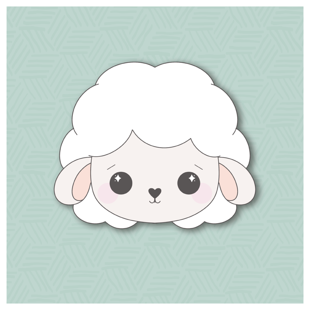 Lamb Face 2024 Cookie Cutter