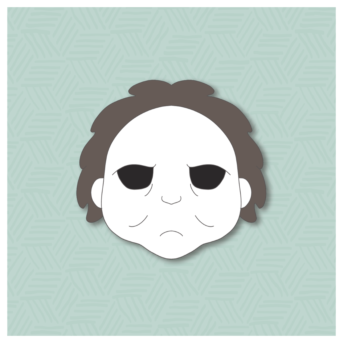 Michael Myers Face Cookie Cutter