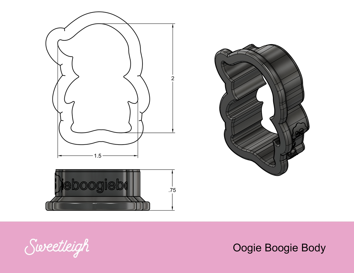 Oogie Boogie Body Cookie Cutter