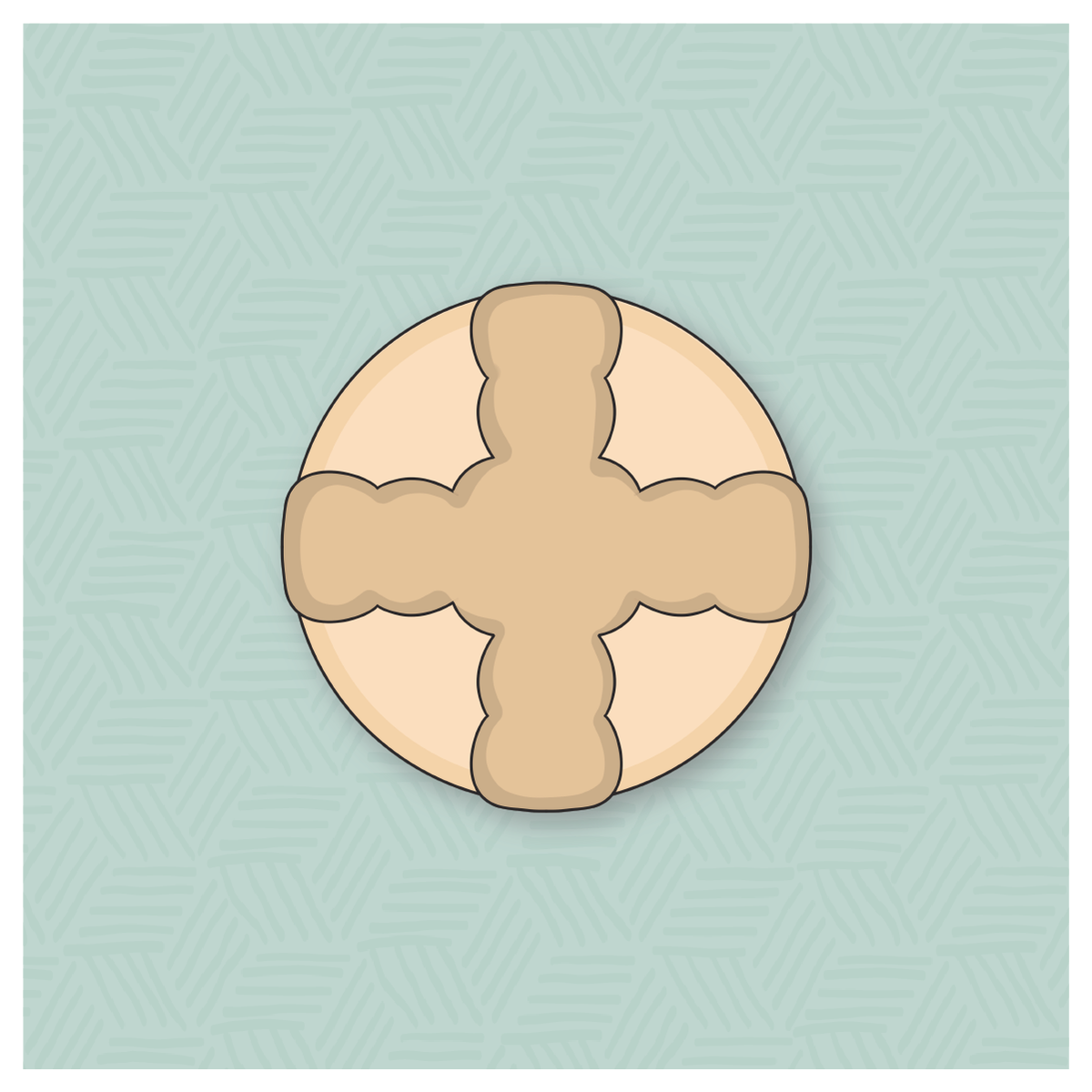 Pan De Muerto Cookie Cutter