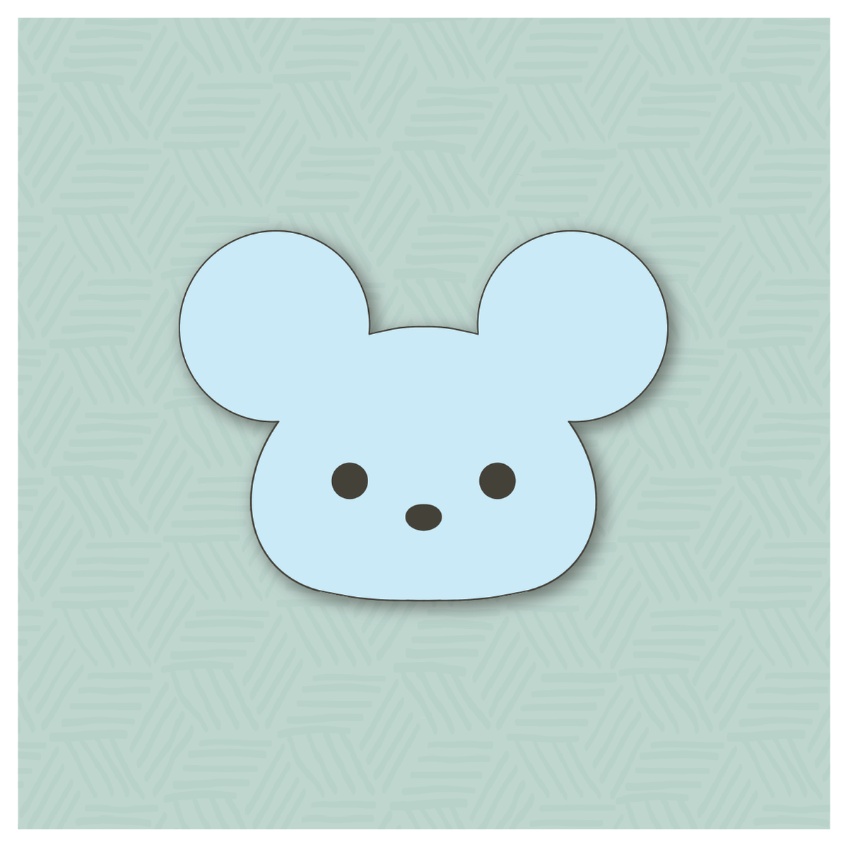 Mouse Mallow Bunny Face Cookie Cutter