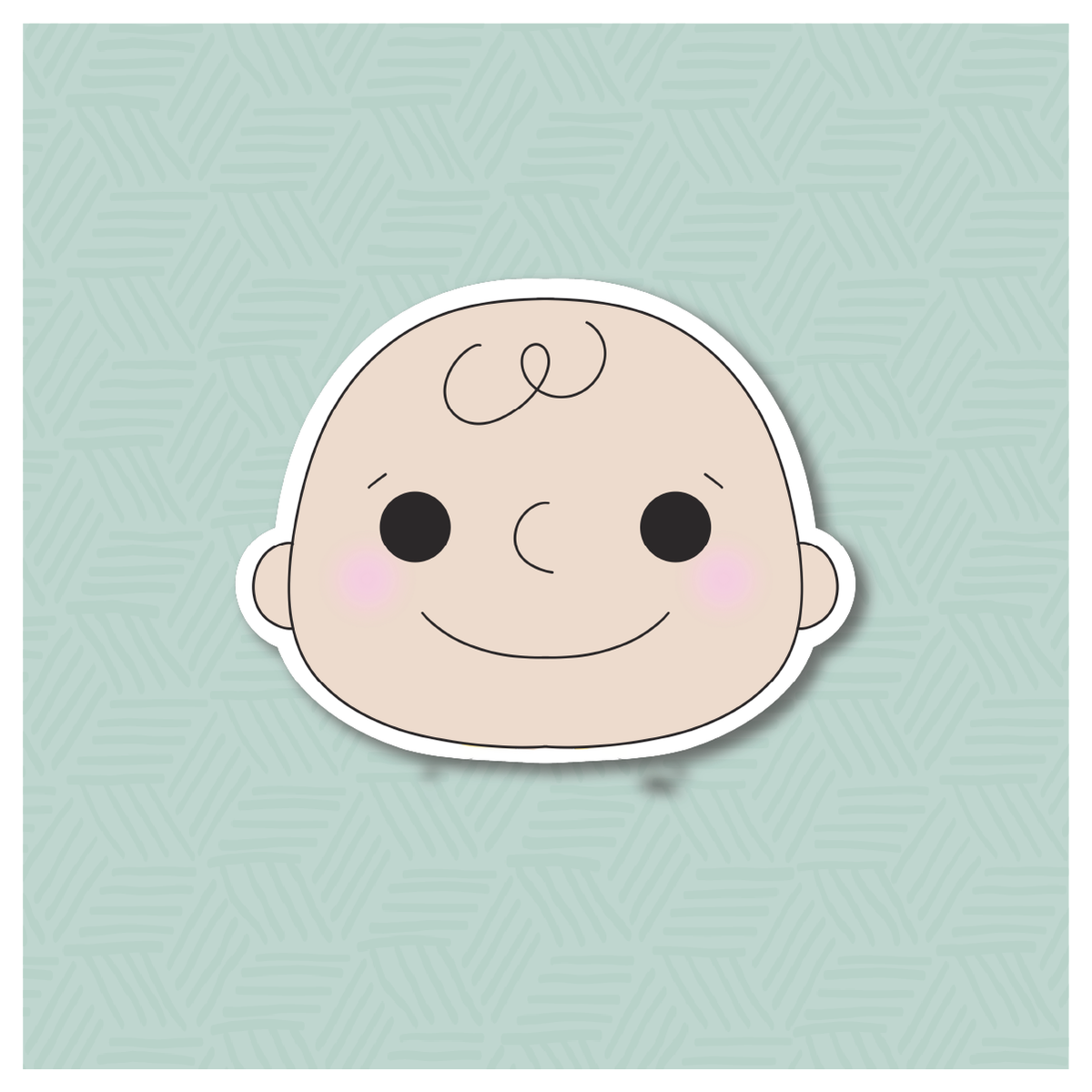 Charlie Brown Face Cookie Cutter