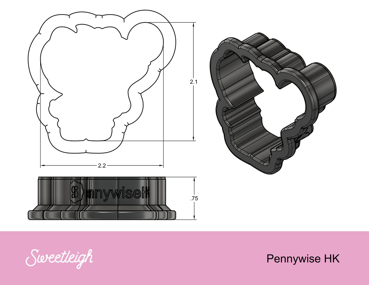 Pennywise Kitty Cookie Cutter