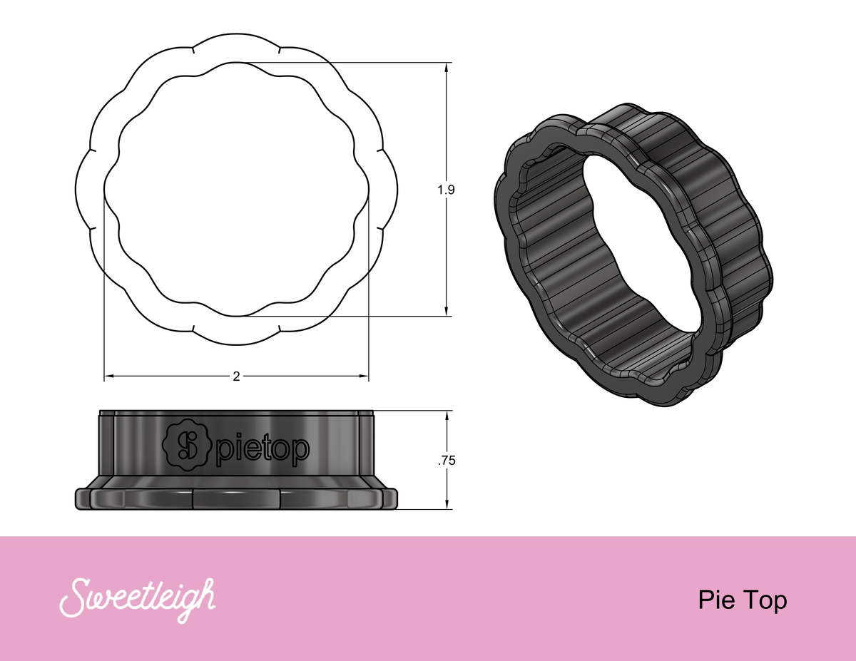 Pie Top Cookie Cutter