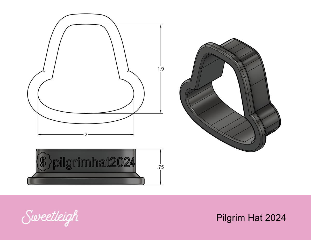 Pilgrim Hat 2024 Cookie Cutter