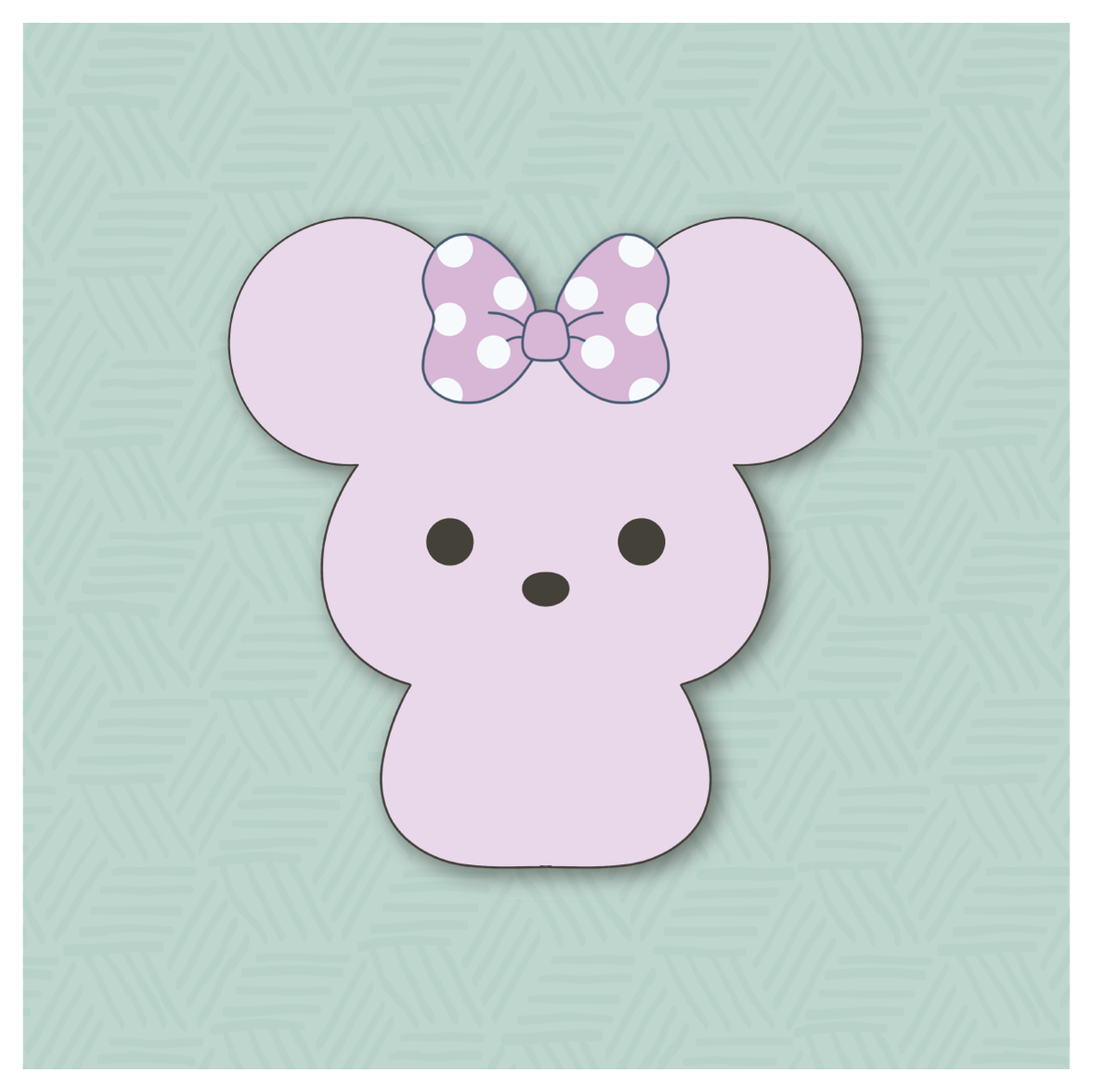 Girly Mouse Mallow Bunny Cookie Cutter