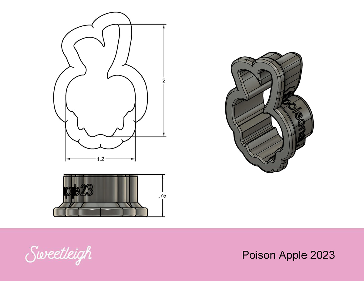 Poison Apple 2023 Cookie Cutter