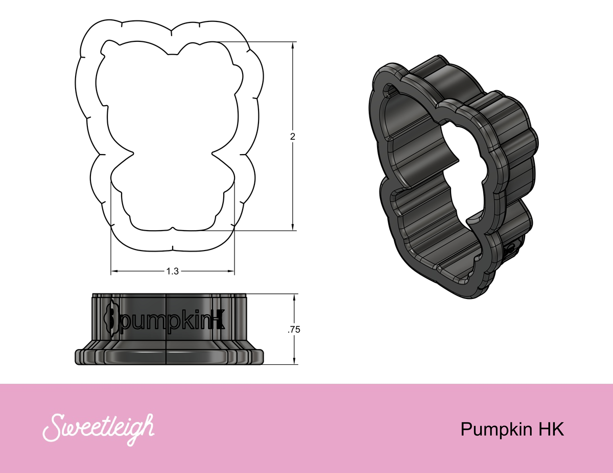 Pumpkin Kitty Cookie Cutter