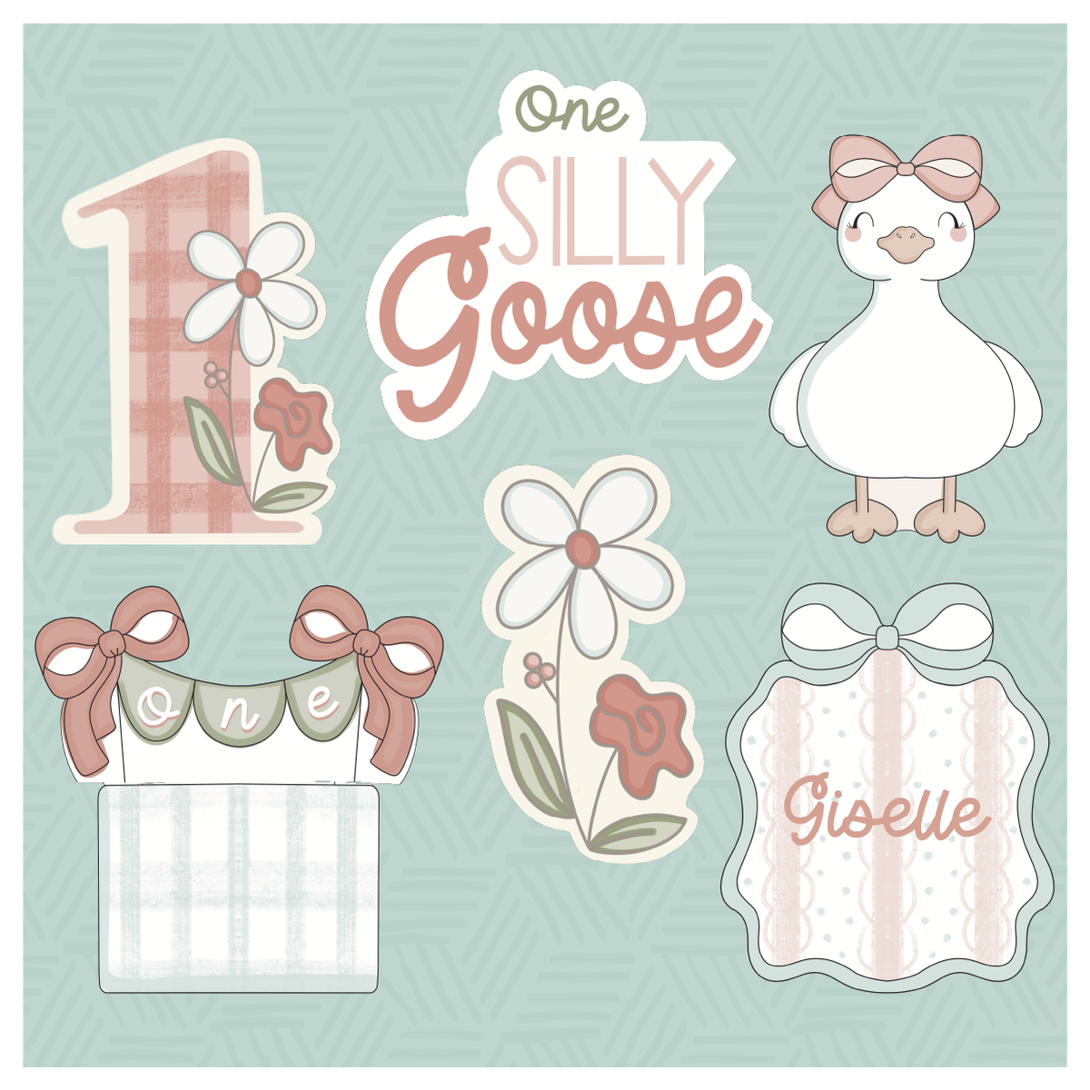 Coquette One Silly Goose Cookie Cutter Set