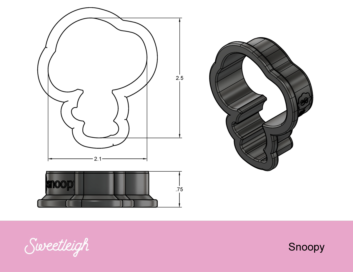 Snoopy Cookie Cutter