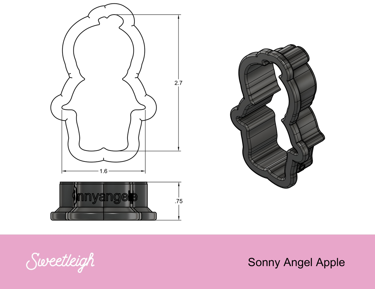 Sonny Angel Apple Cookie Cutter