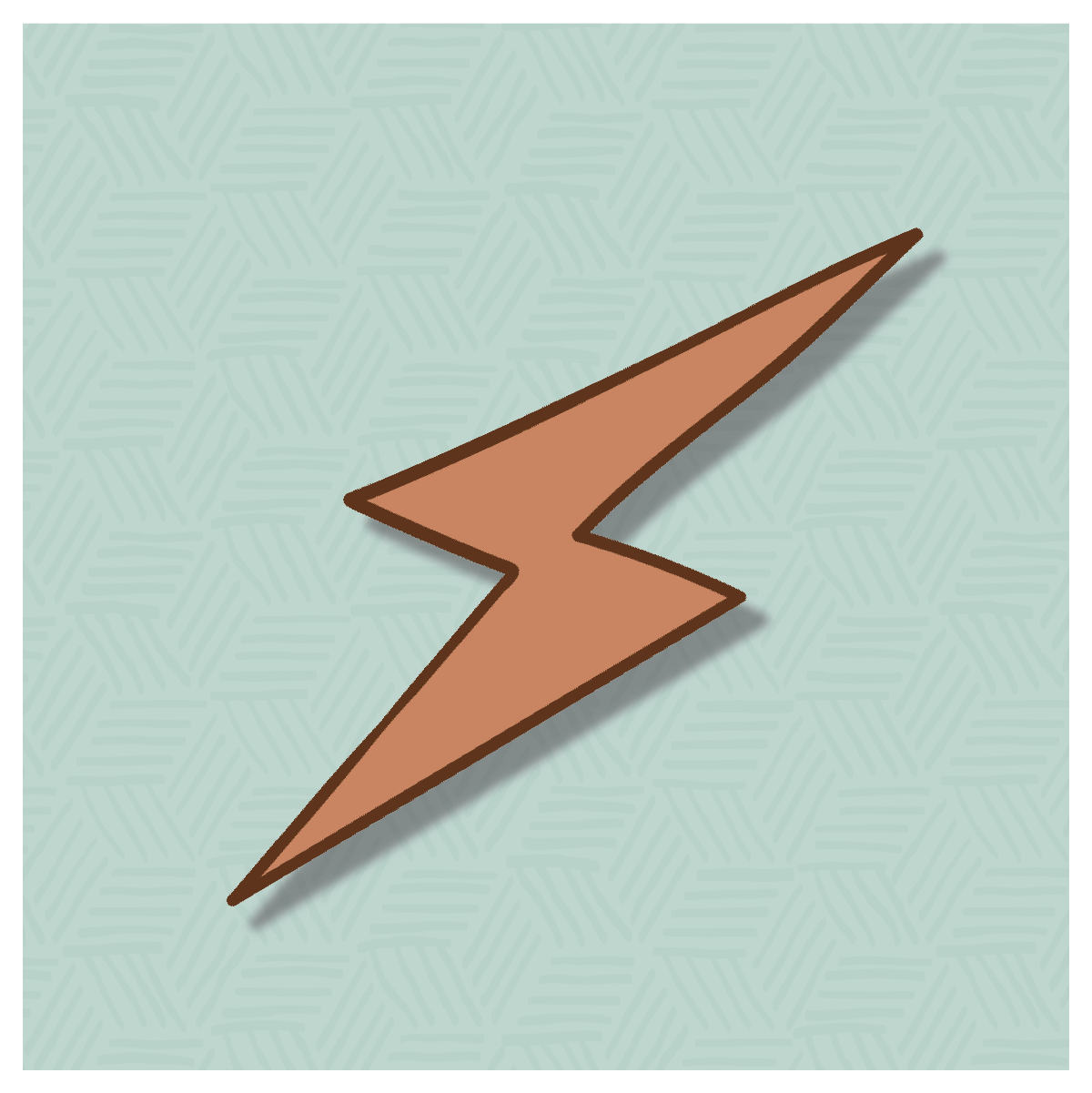 Lightning Bolt 2 Cookie Cutter