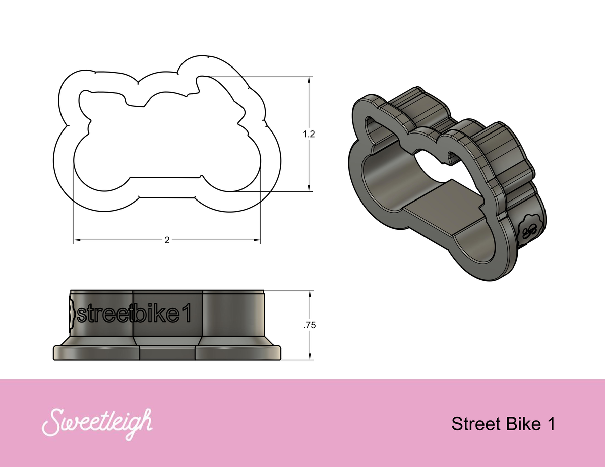 Street Bike 1 Cookie Cutter