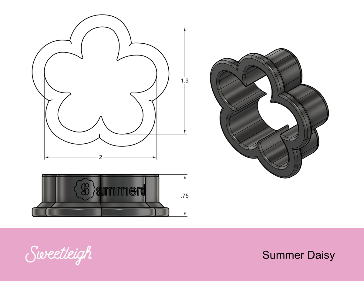 Summer Daisy Cookie Cutter