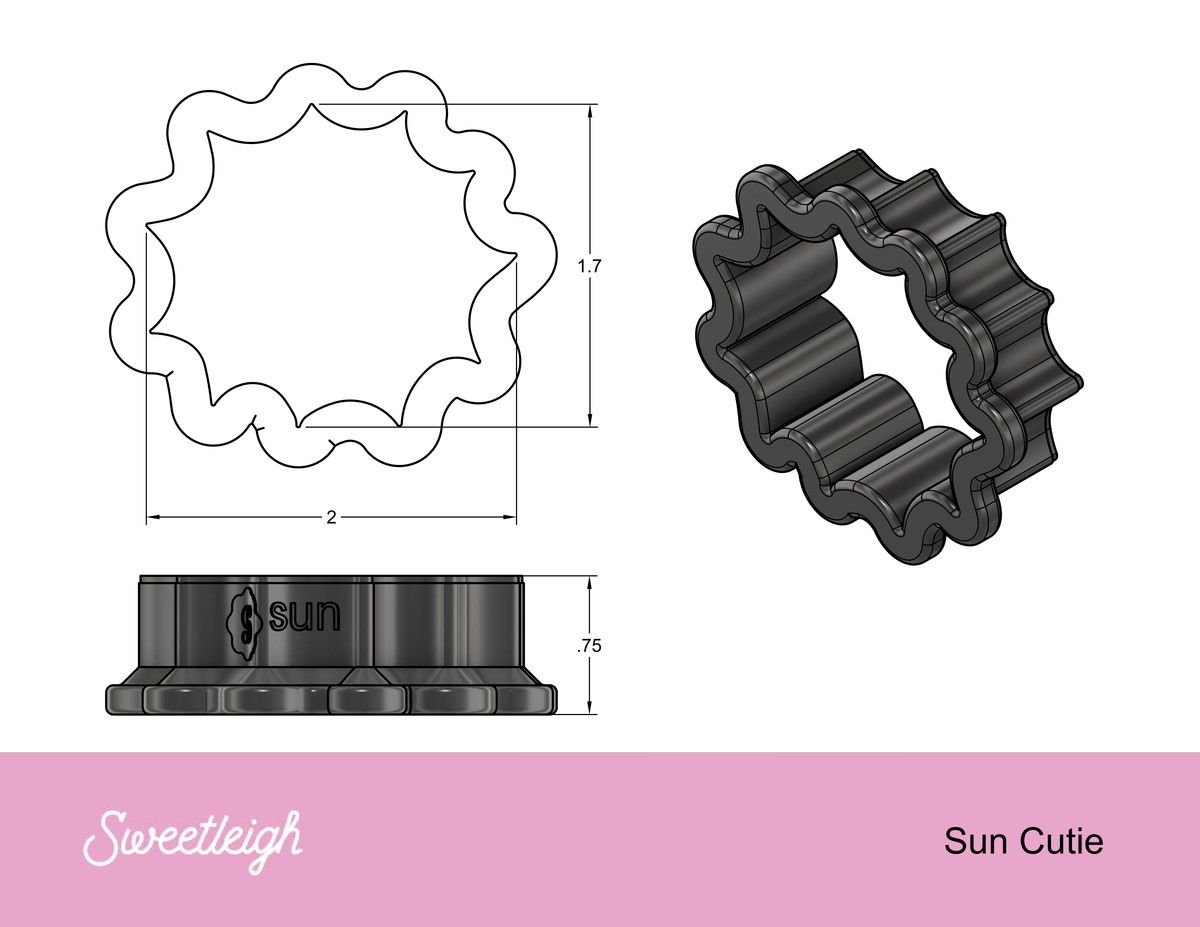 Sun Cutie Cookie Cutter