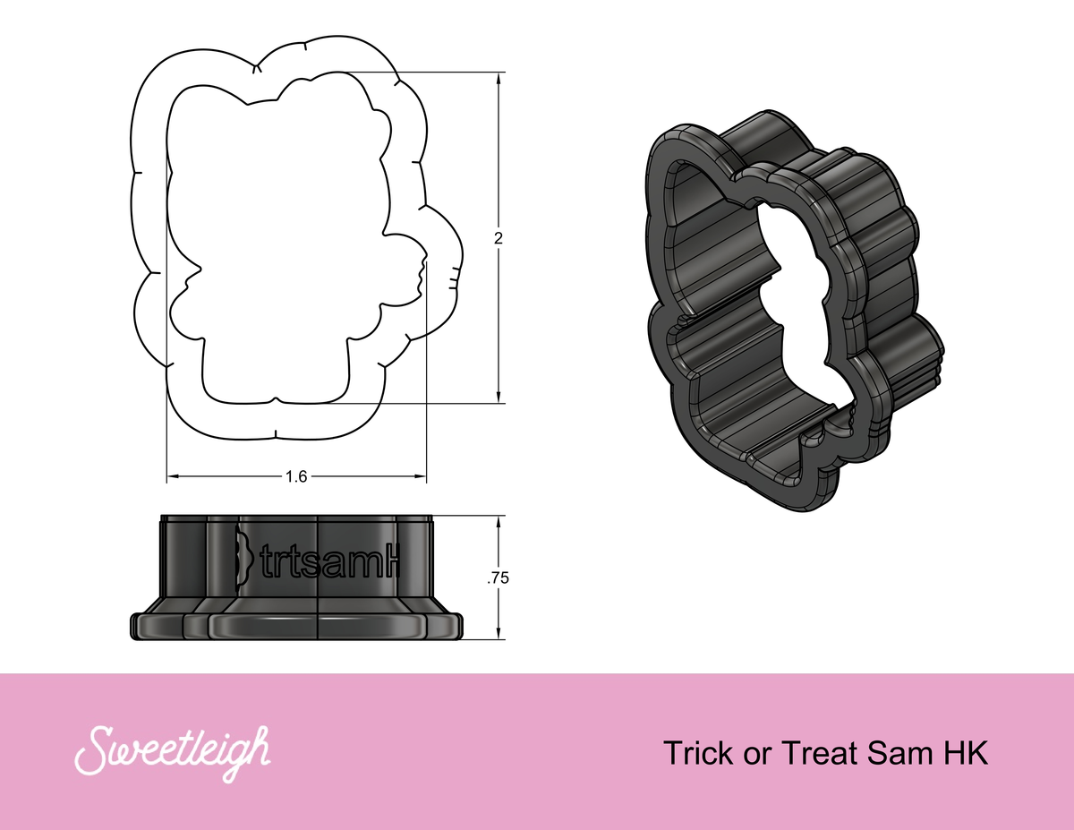 Trick R Treat Sam Kitty Cookie Cutter