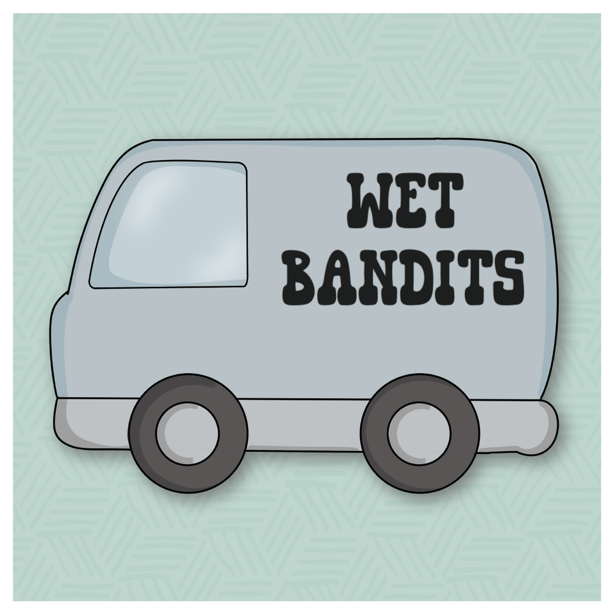 Wet Bandit Van Cookie Cutter