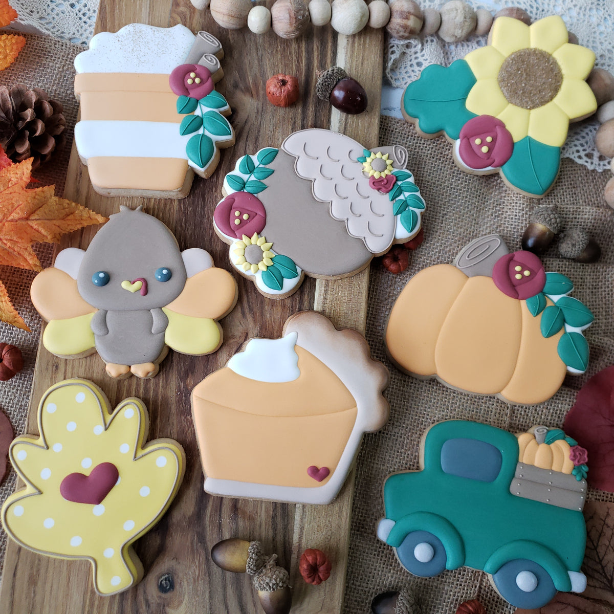 Paper Street Parlour Thanksgiving Cookie Class Cookie Cutters