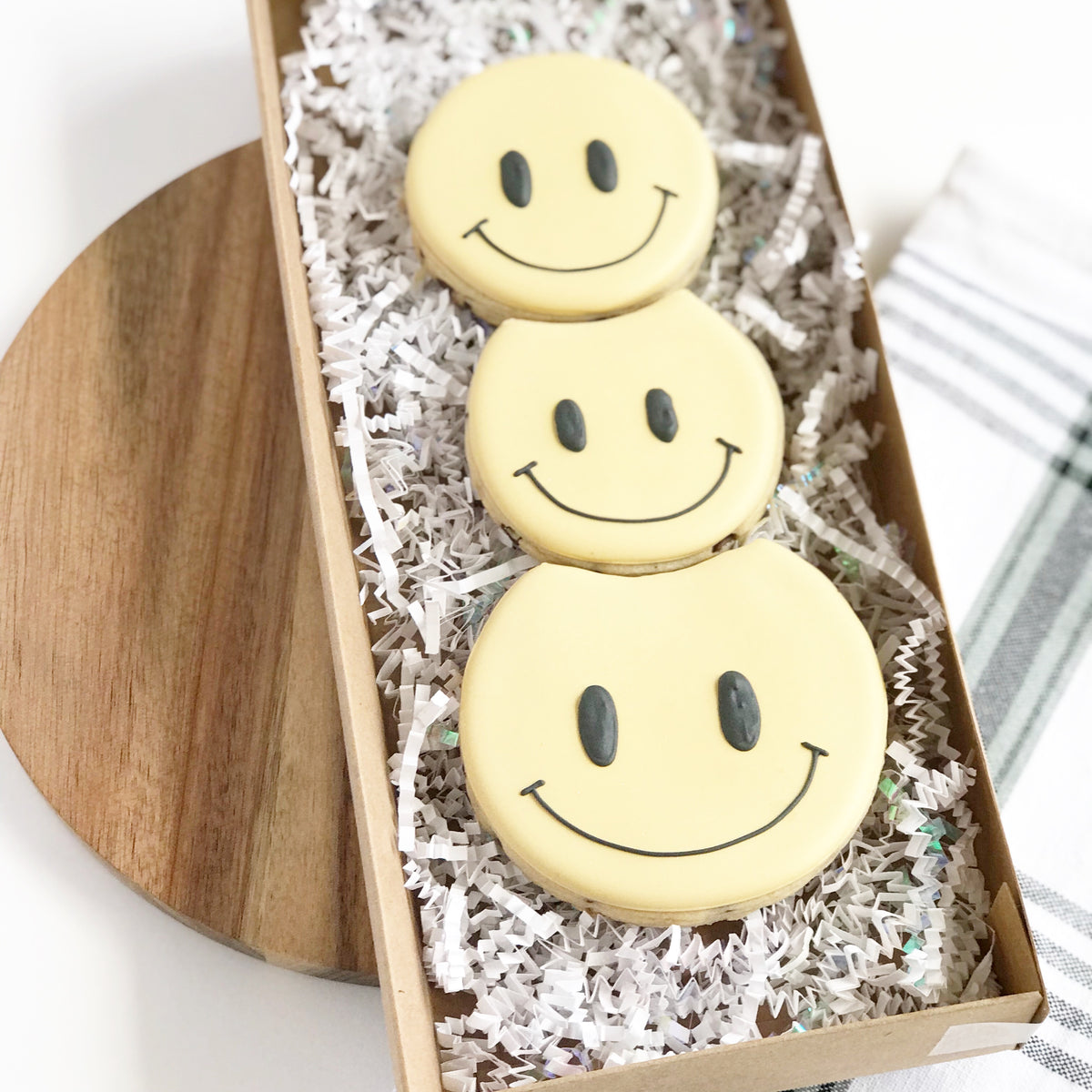 Happy Face 3 Piece Cookie Cutter Set