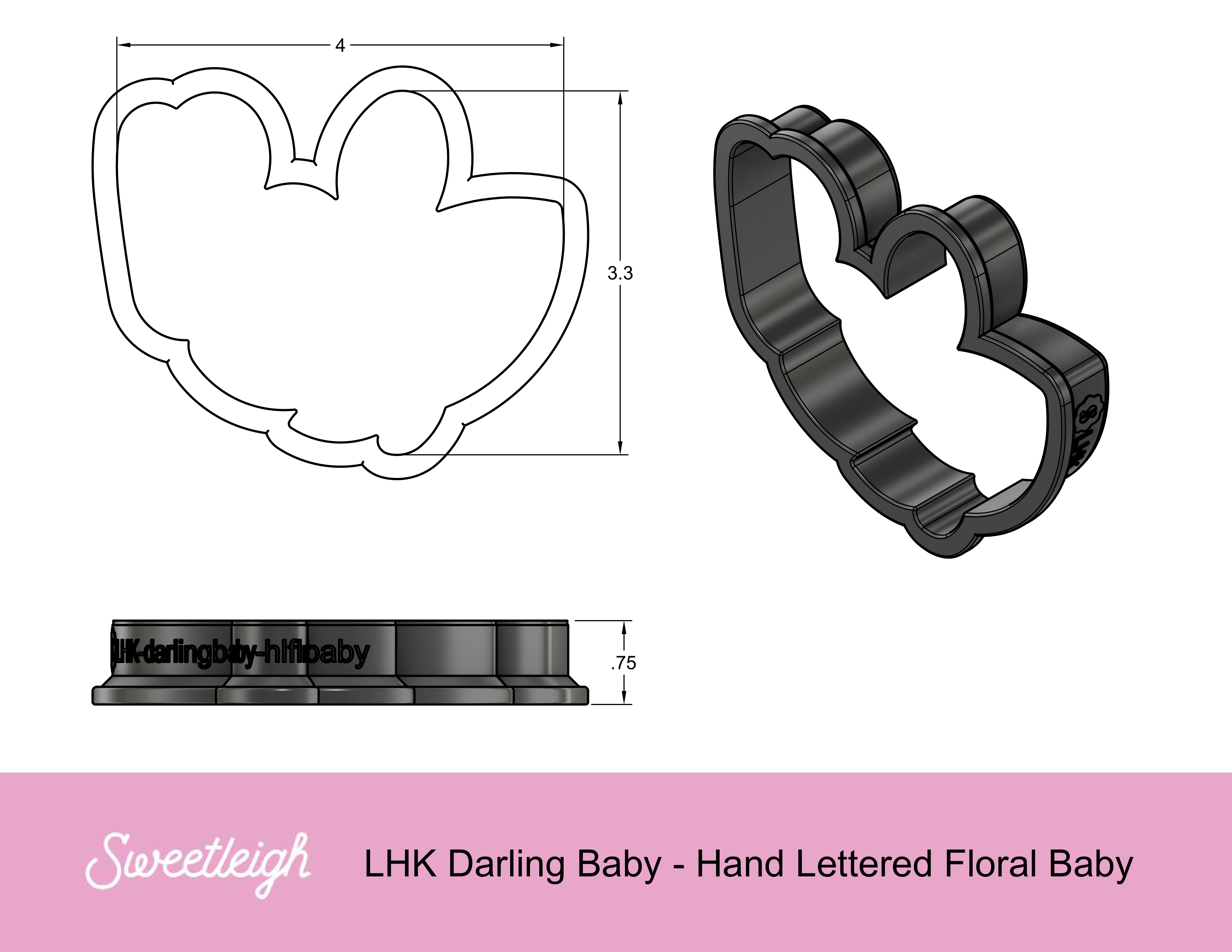 Baby Cookie Cutter - Fast Cookie Cutters