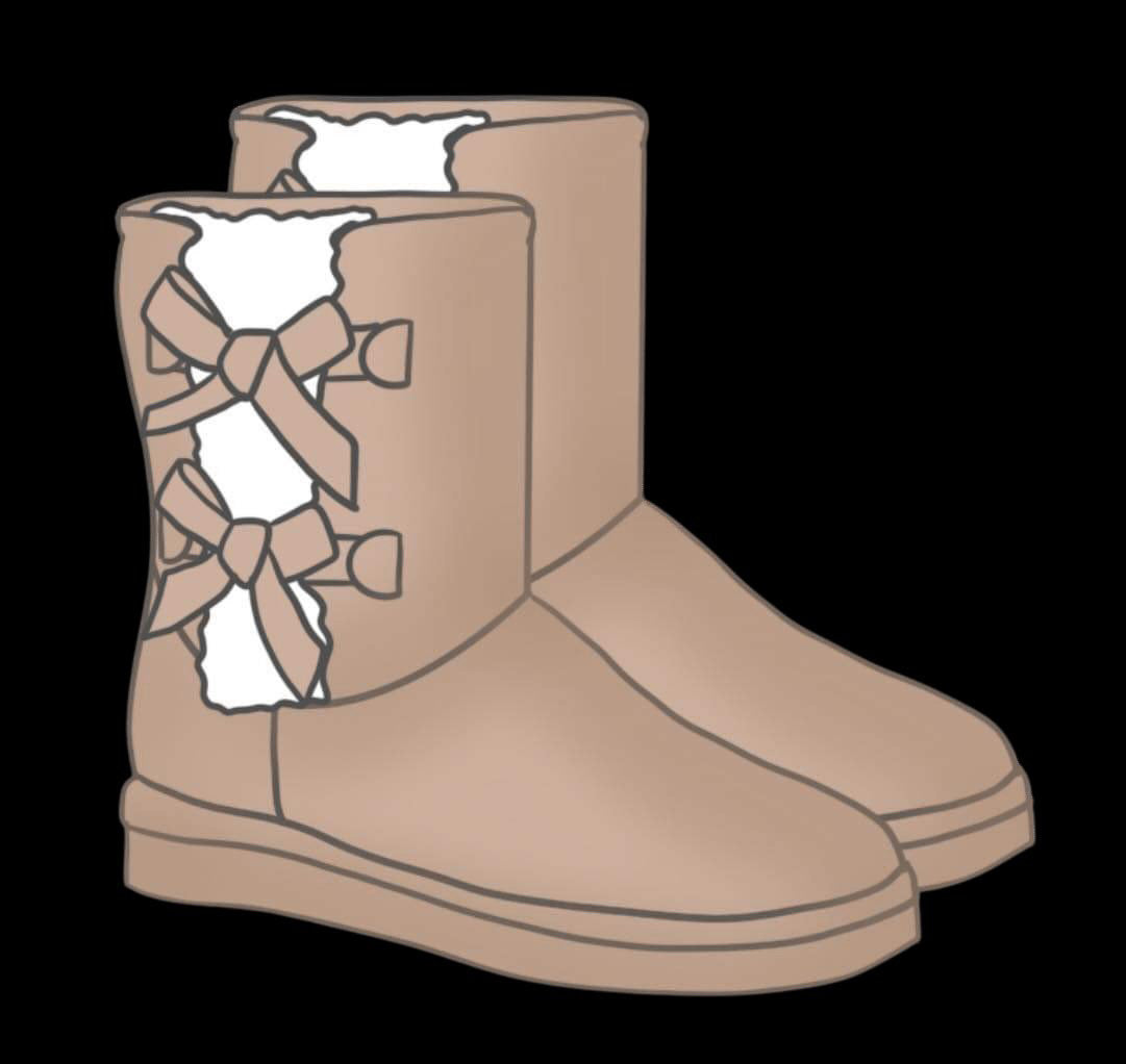 Winter Boots Cookie Cutter by MinnieCakes