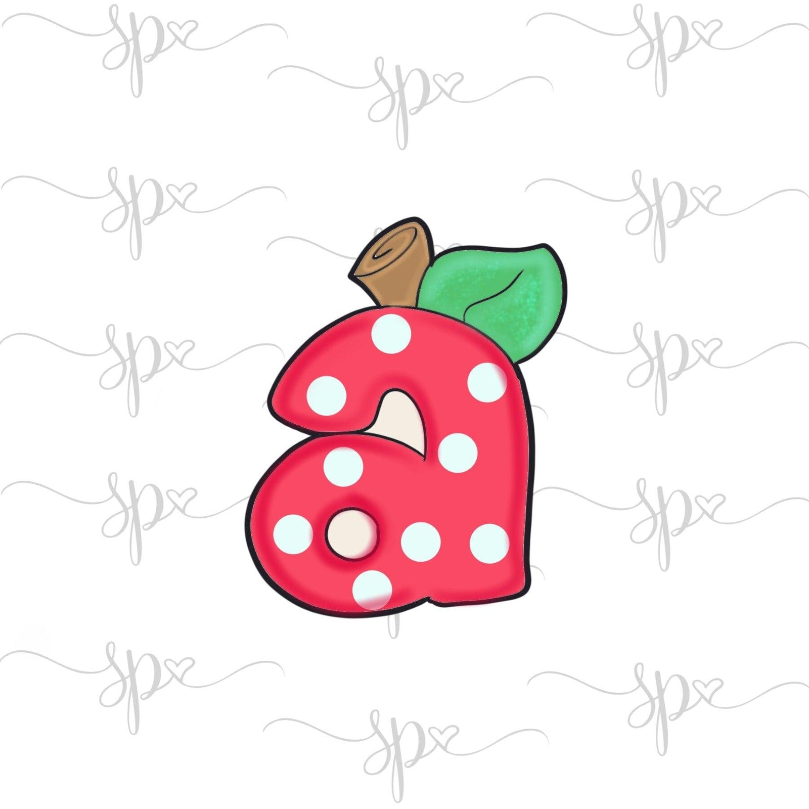 A is For Apple Cookie Cutter - Sweetleigh 