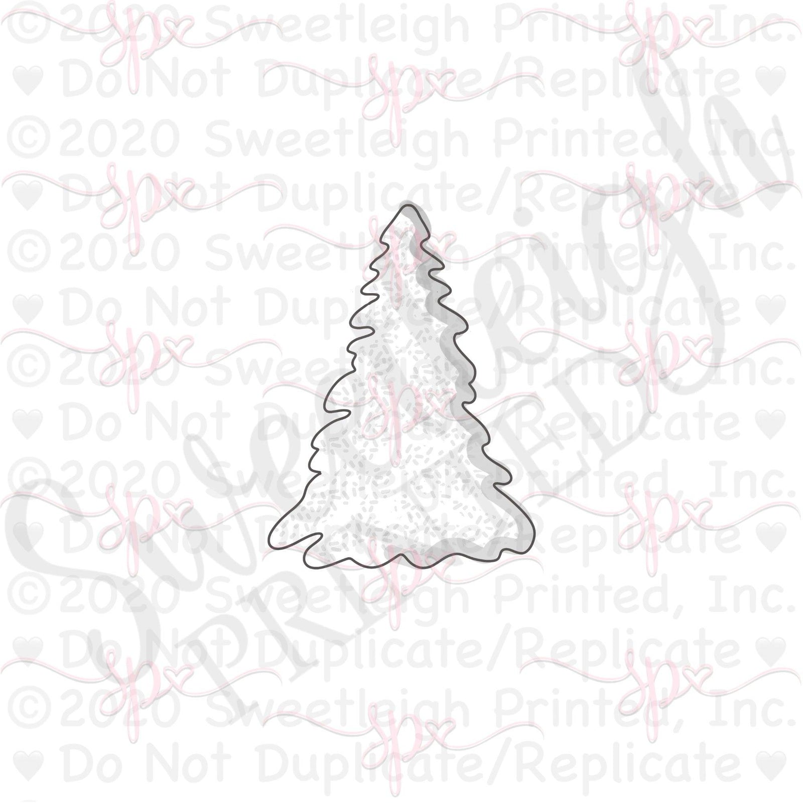 Abstract Tree Cookie Cutter - Sweetleigh 