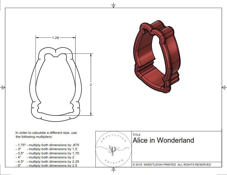 Alice Cookie Cutter - Sweetleigh 