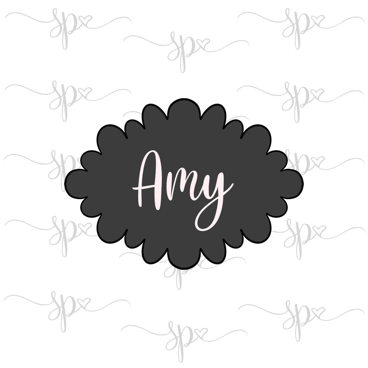 Amy Plaque Cookie Cutter - Sweetleigh 
