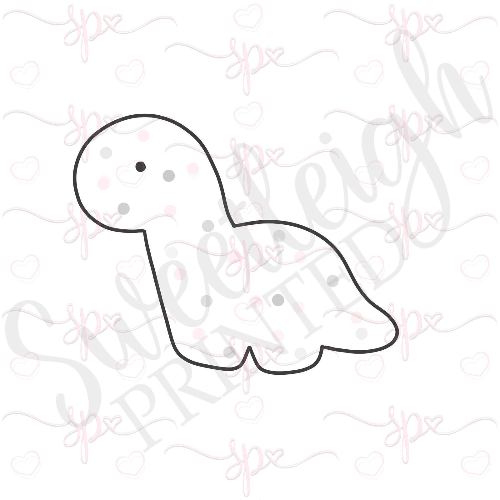 Animal Cracker Brontosaurus Cookie Cutter - Sweetleigh 