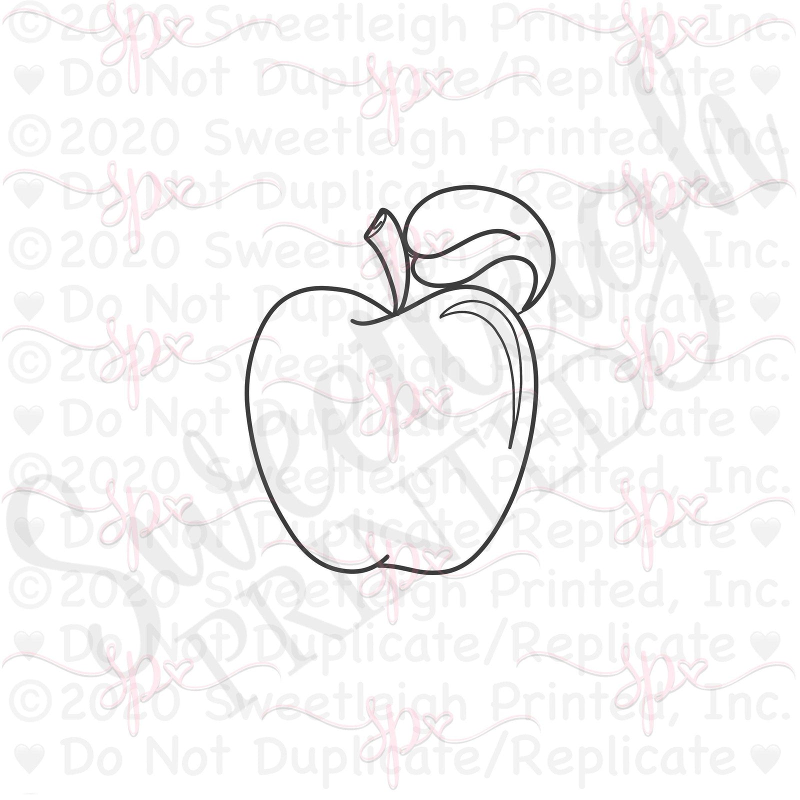 Apple 1 Cookie Cutter - Sweetleigh 