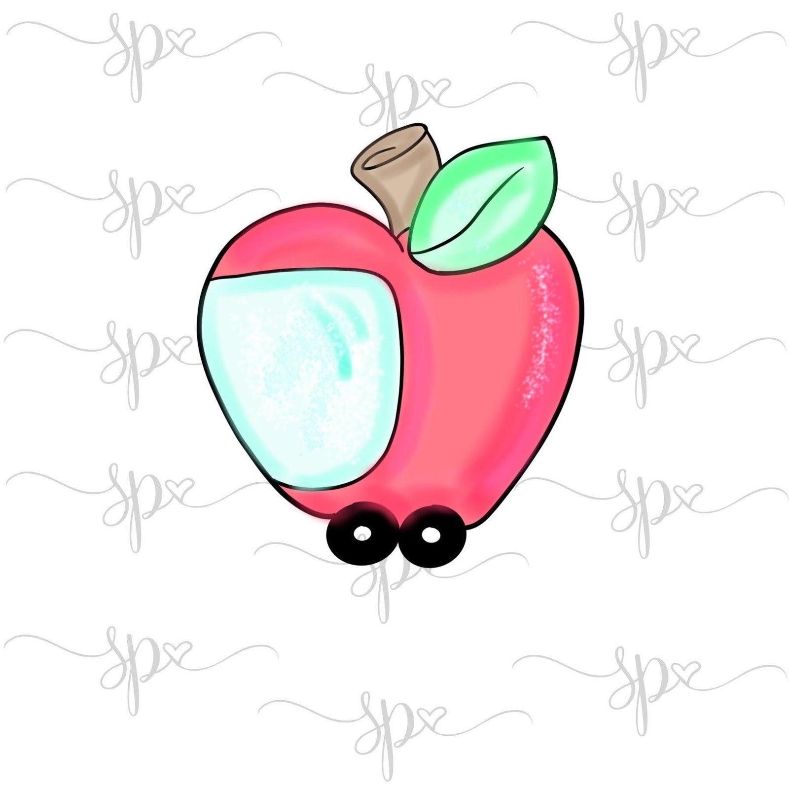 Apple Coupe Cookie Cutter - Sweetleigh 