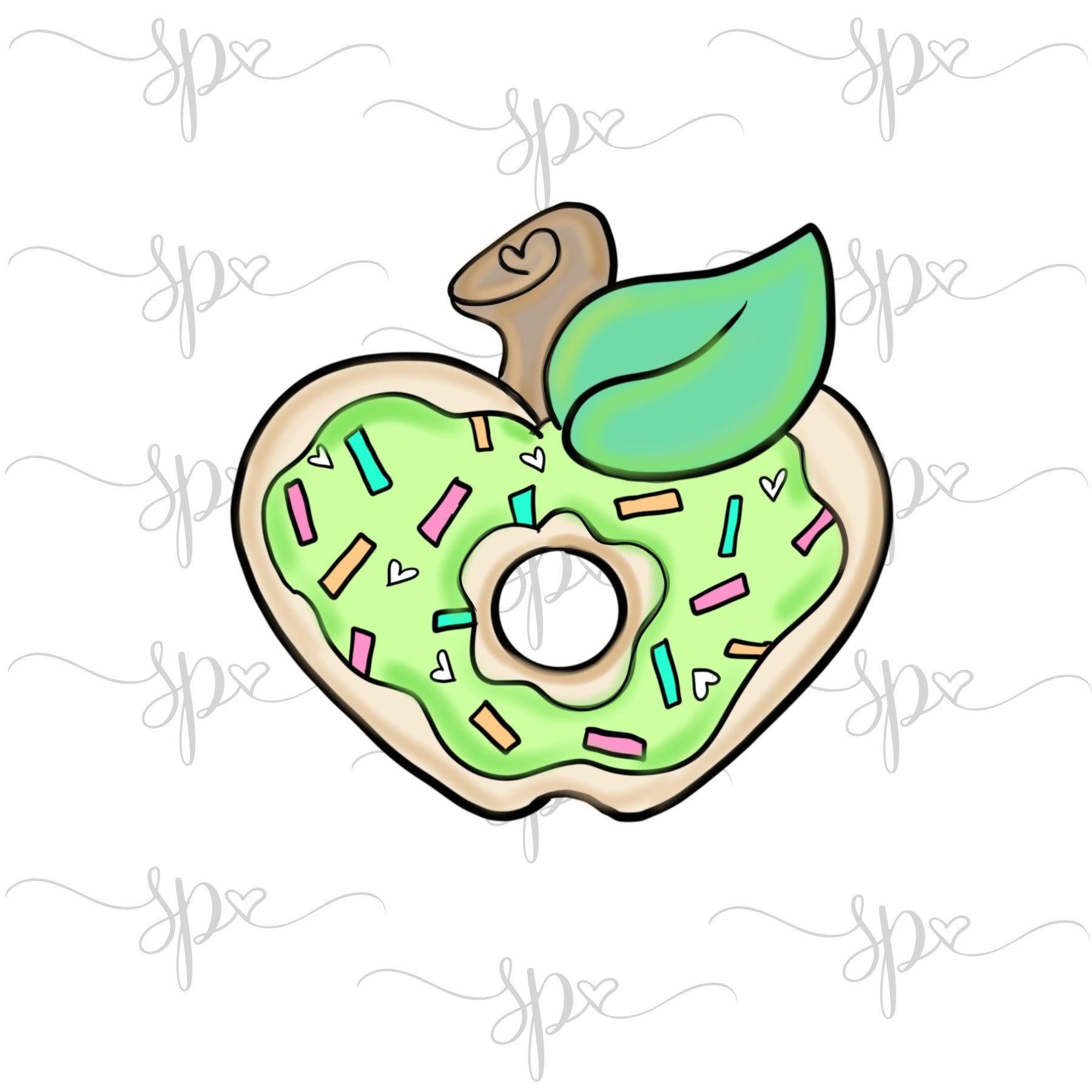 Apple Donut 1 Cookie Cutter - Sweetleigh 
