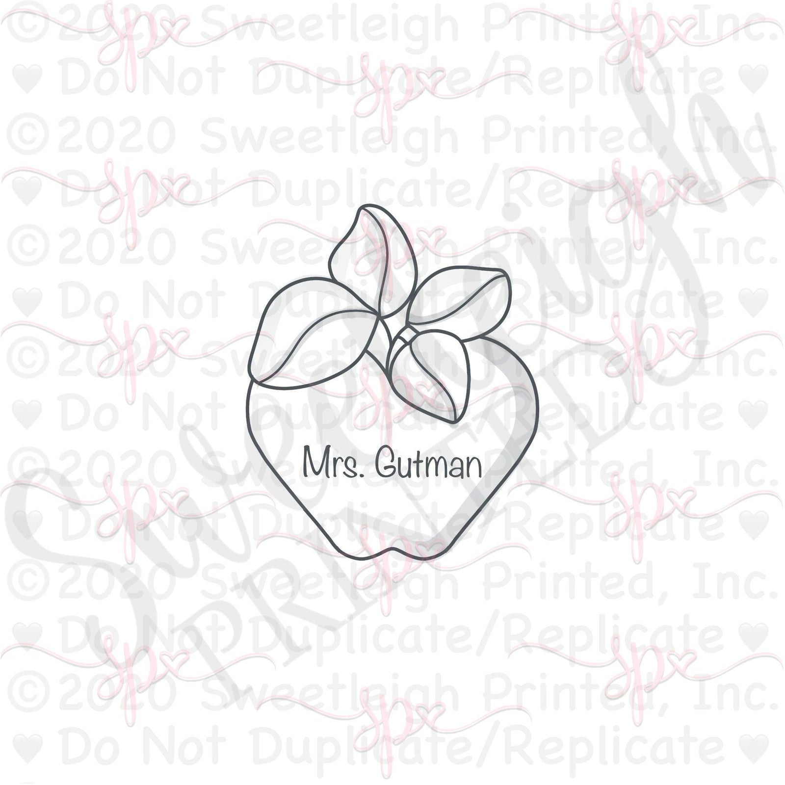 Apple Planter Cookie Cutter - Sweetleigh 