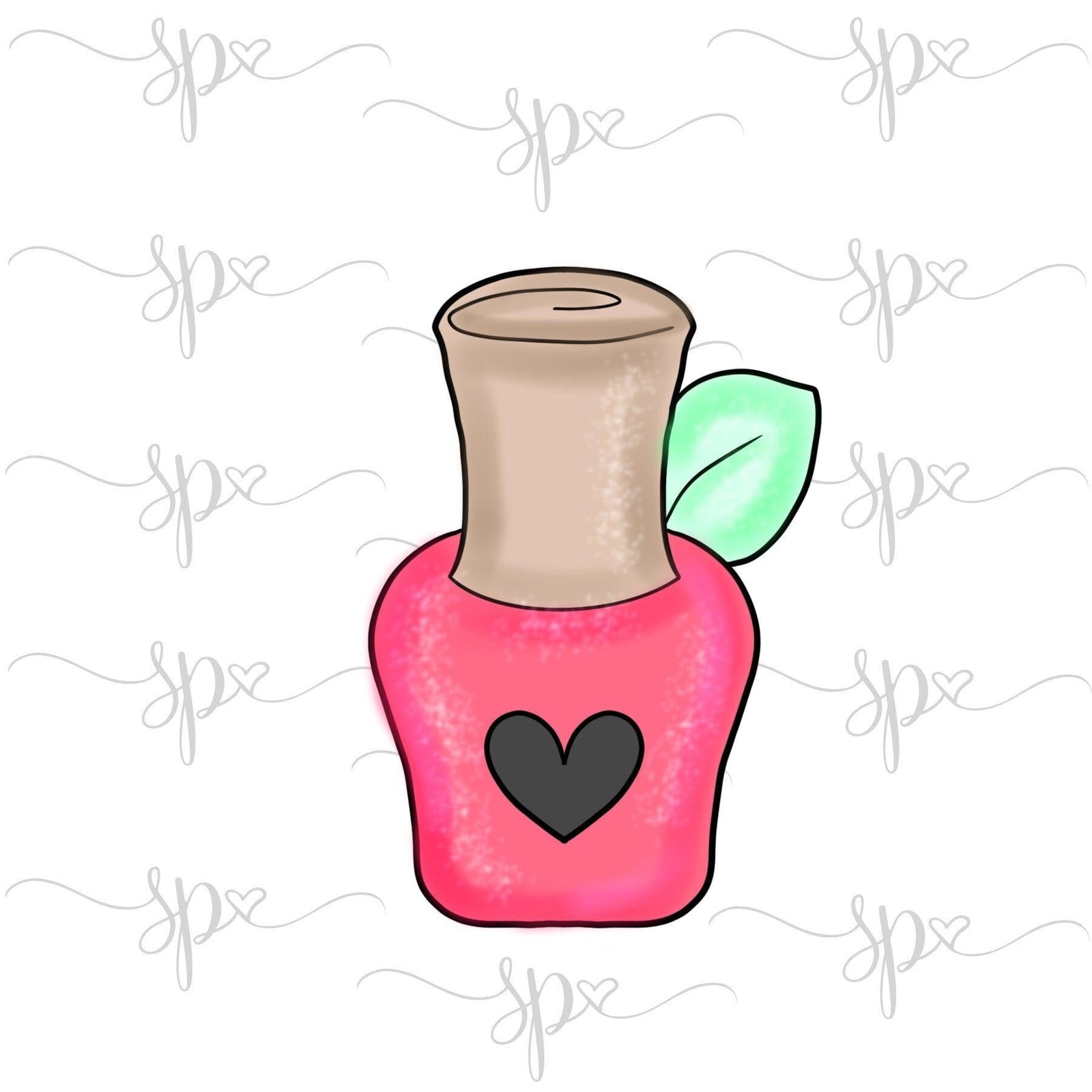 Apple Polish Bottle Cookie Cutter - Sweetleigh 