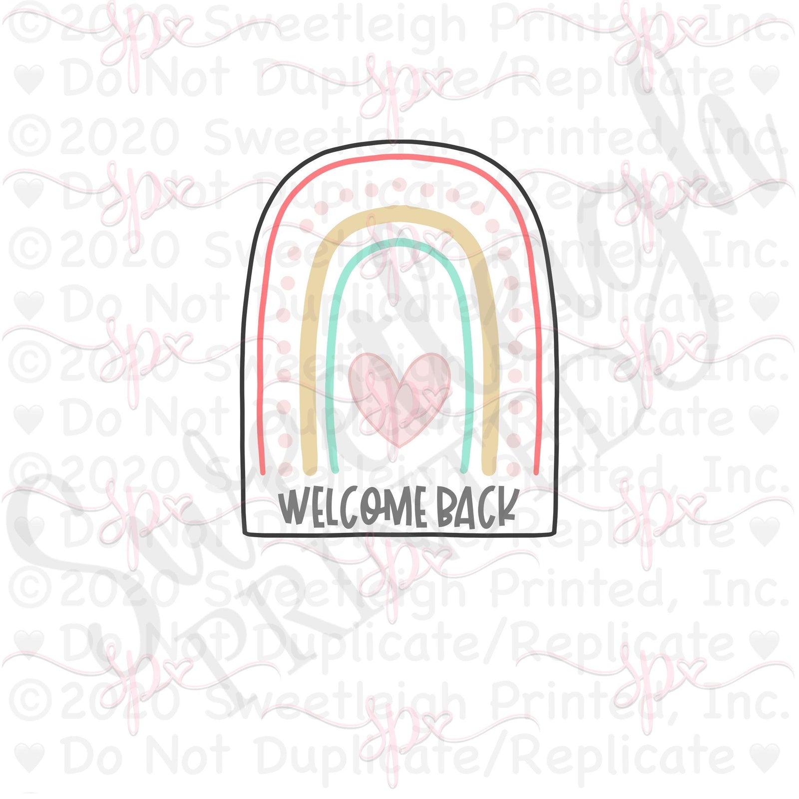 Arch Rainbow Cookie Cutter - Sweetleigh 