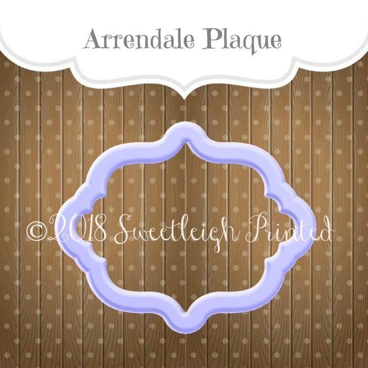 Arrendale Plaque Cookie Cutter - Sweetleigh 