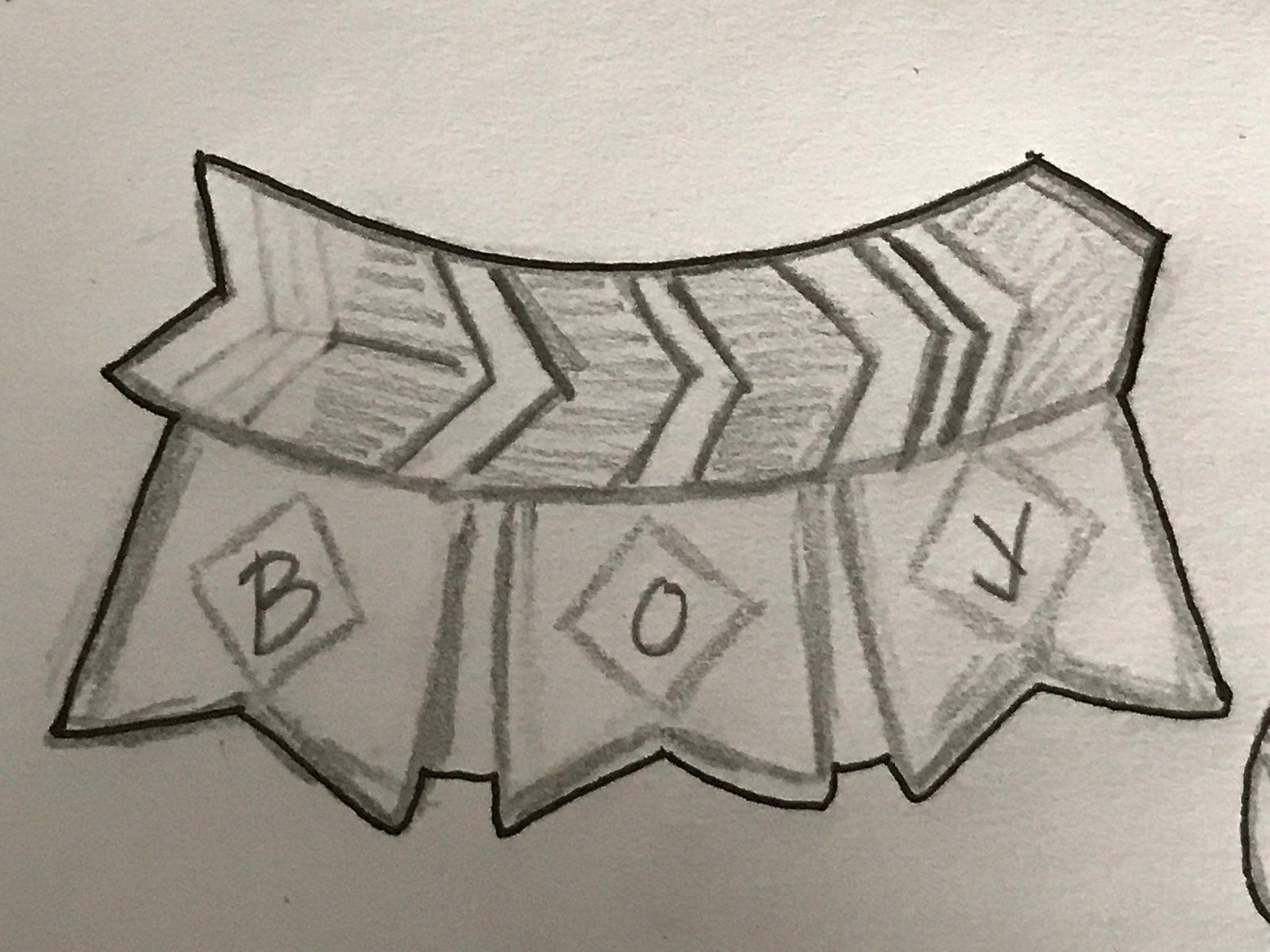 Arrow Pennant Cookie Cutter - Sweetleigh 